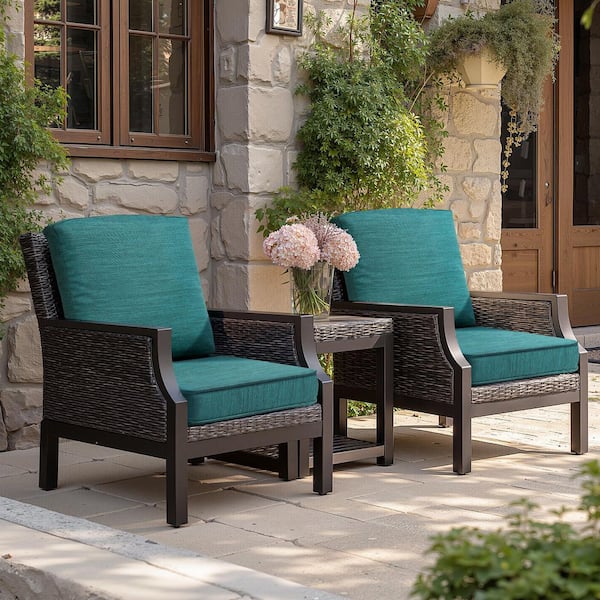 Crestlive Products 21 in. x 22 in. Outdoor Deep Seat Cushion Set