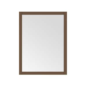 Aiken 24 in. W x 32 in. H Framed Rectangular Bathroom Vanity Mirror in Almond Latte