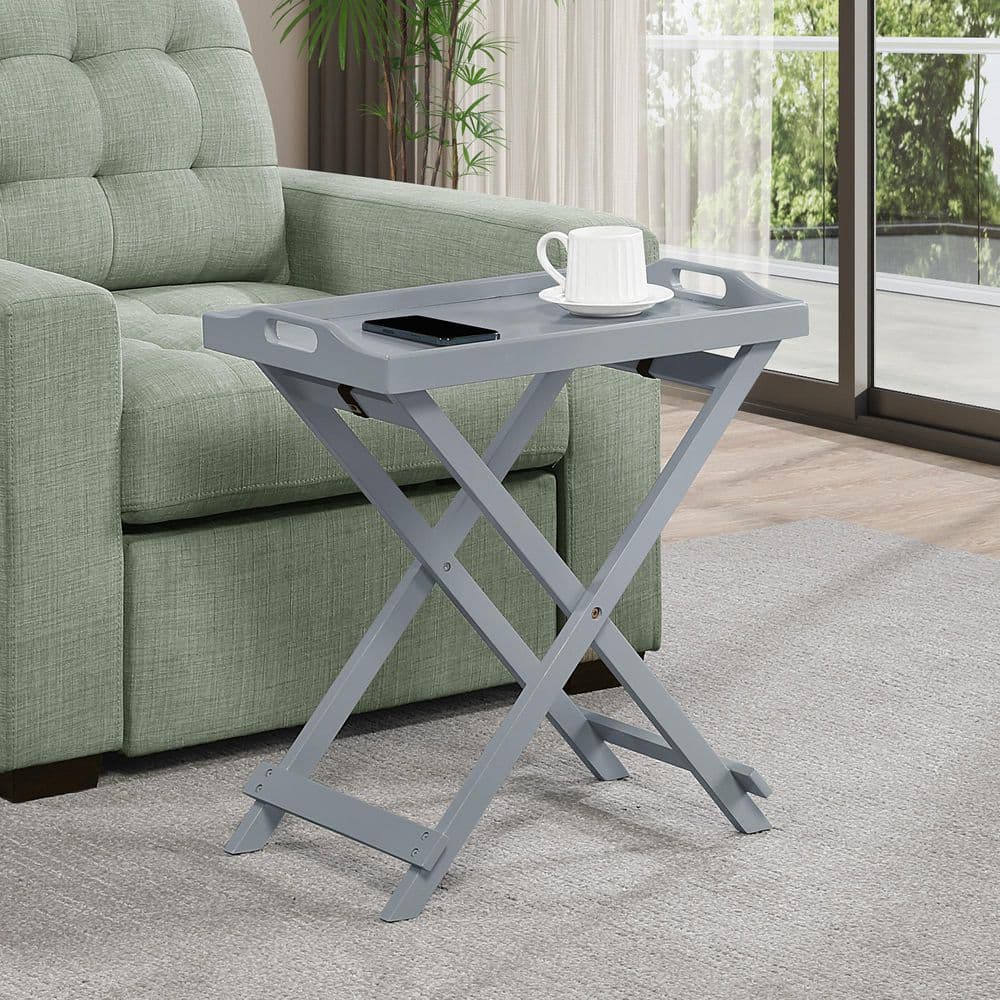Convenience Concepts Designs2Go 22 in. Gray Standard Rectangle