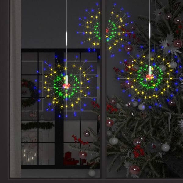 LED Starburst Fairy Lights Remote Control, Best Selling Hanging Starburst  LED Lights Wedding Home Decor Remote Firework, Christmas,firework 