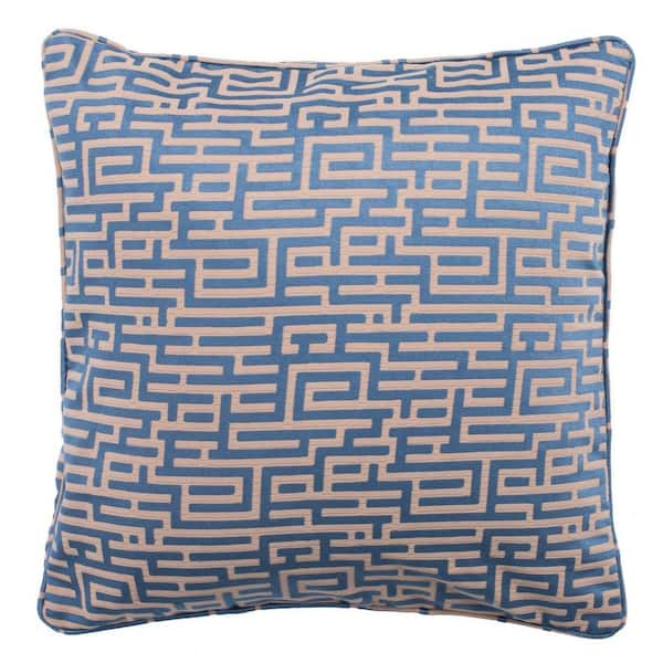 Blue and 2024 tan pillows