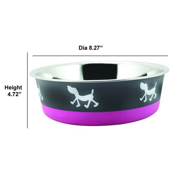 Large Dogs Bowls Elevated Pet Double Food Water Bowl Tilted Height