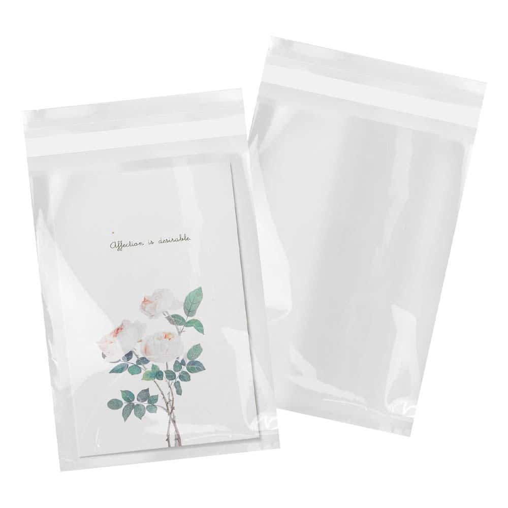 200-Count 5 x 7 in. Self Sealing Resealable Clear Poly Cello Bags for Cards Envelopes Bakery Treats price history on PriceWatchPro