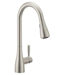 Doherty Single Handle Pull-Down Sprayer Kitchen Faucet with Power Clean and Reflex in Spot Resist Stainless