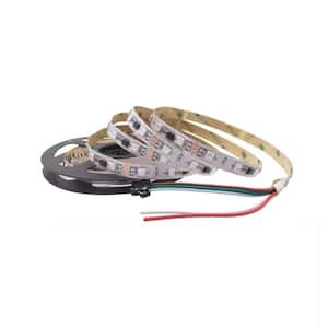 32.8 ft. Smart Hardwired Cuttable Color Changing Integrated LED Strip Light with Remote Control