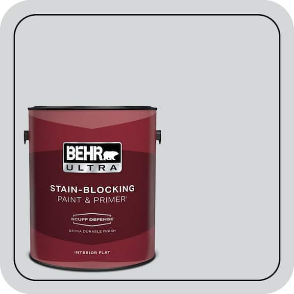 BEHR ULTRA 1 gal. #PPU26-12 Solemn Silence Extra Durable Flat Interior Paint & Primer