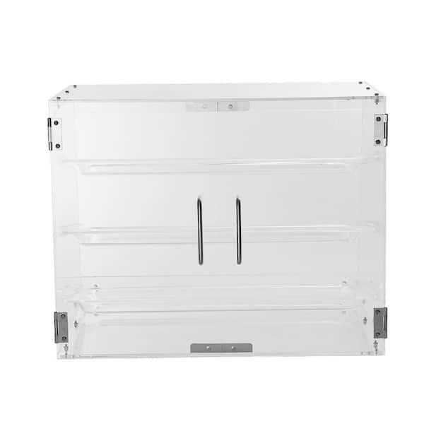 Pastry Display Case 3-Tier Commercial Countertop Bakery Display Case 20.7 in. x 14.2 in. x 16.3 in. Acrylic Display Box