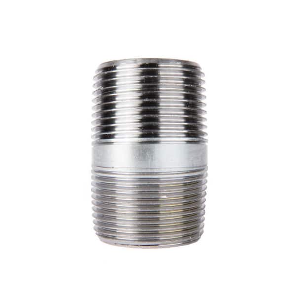 1 piece Galvanized Steel Shoulder Nipple Pipe Fitting 1-1/2" x 2-1/2" 