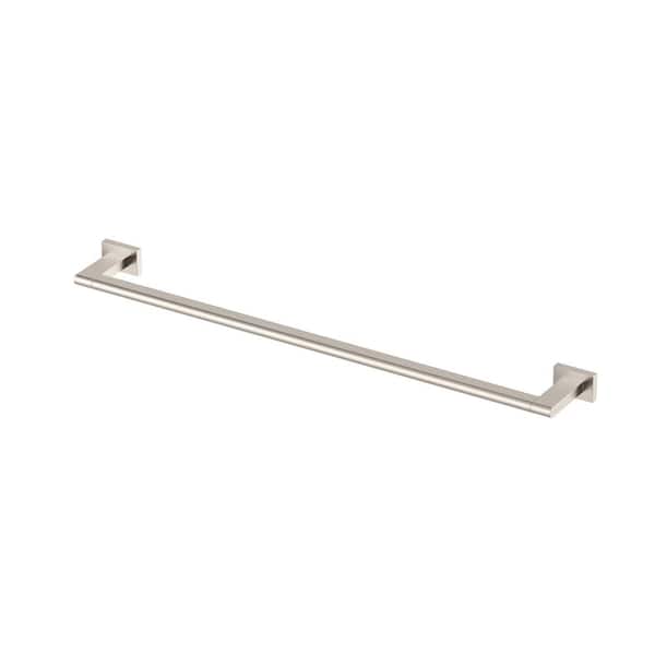 Savannah 24 in. Wall Mounted Towel Bar in Brushed Nickel