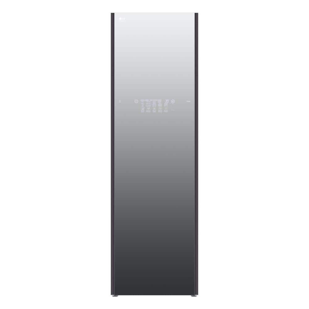 STUDIO Styler SMART Steam Closet in Black Tinted Mirrored Finish with TrueSteam Technology and Moving Hangers