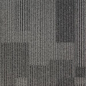 Rockefeller Gray Residential/Commercial 19.7 in. x 19.7 Glue-Down Carpet Tile (20 Tiles/Case) 54 sq. ft.