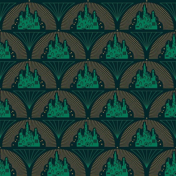 Wicked Emerald City Peel and Stick Wallpaper