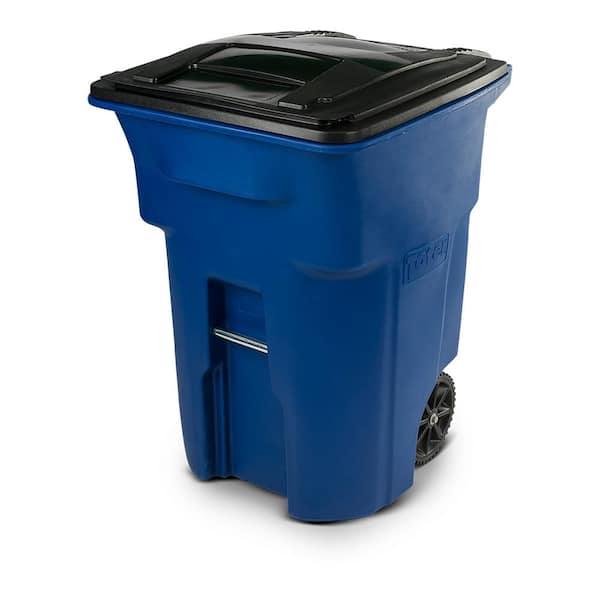 trash can with attached lid