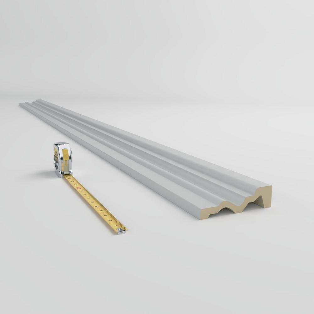 Primed Polyurethane Geometric Panel Moulding Sample