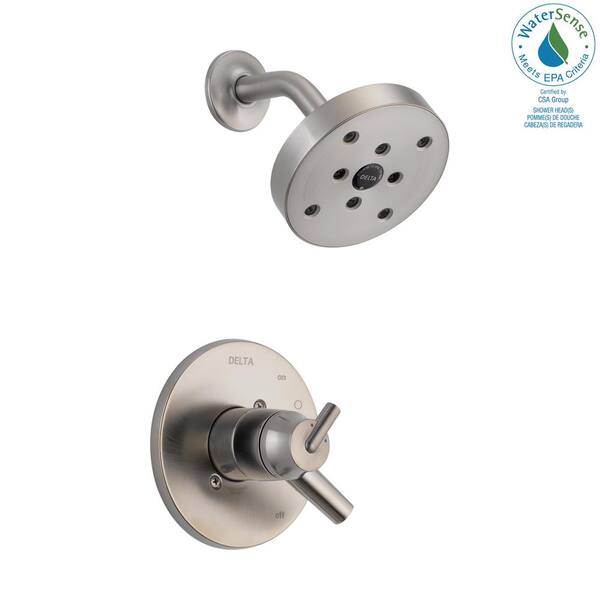 Delta Trinsic 1-Handle Shower Only Faucet Trim Kit in Stainless