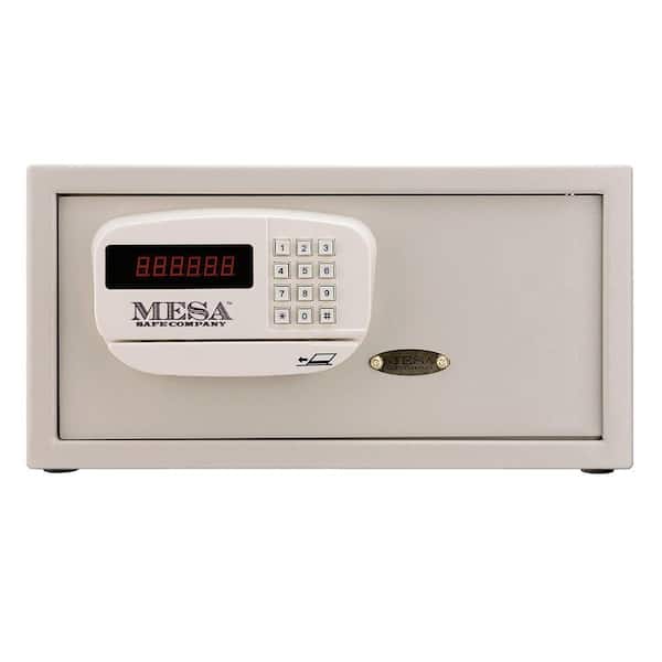 MESA 1.2 cu. ft. All Steel Hotel Safe with Electronic Lock, Cream
