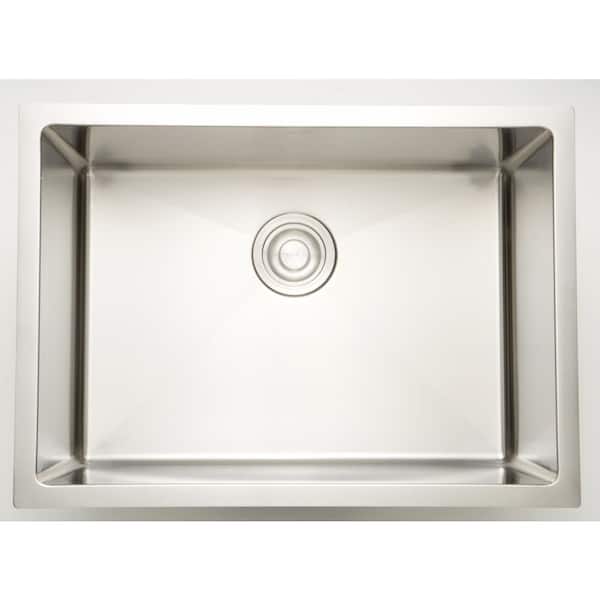 27 in. x 20 in. x 14 in. Stainless Steel Undermount Launry Sink