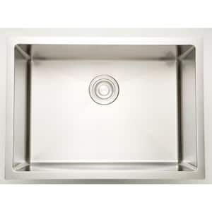 27 in. x 20 in. x 14 in. Stainless Steel Undermount Launry Sink