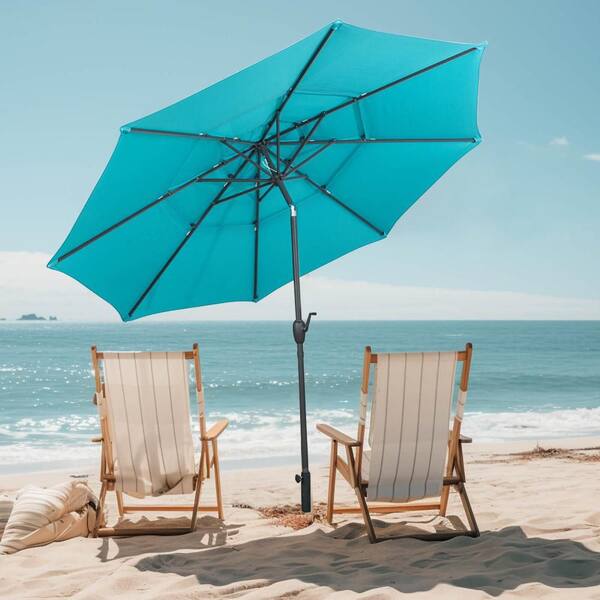 large sun umbrella for patio Ainfox 13ft Thatched Tiki Umbrella, Outdoor Heavy-Duty Double-Sided Rectangle Market Garden, Deck, Backyard, Pool, Beach Its breathable for great airflow and also features water Alpha Joy 15ft Extra Large