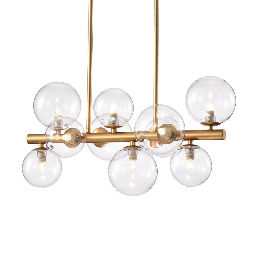 Darden 20 in. 10-Light Gold Indoor Pendant Chandelier price history on PriceWatchPro