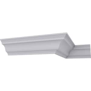SAMPLE - 5-7/8 in. x 12 in. x 5-7/8 in. Polyurethane Edwards Crown Moulding