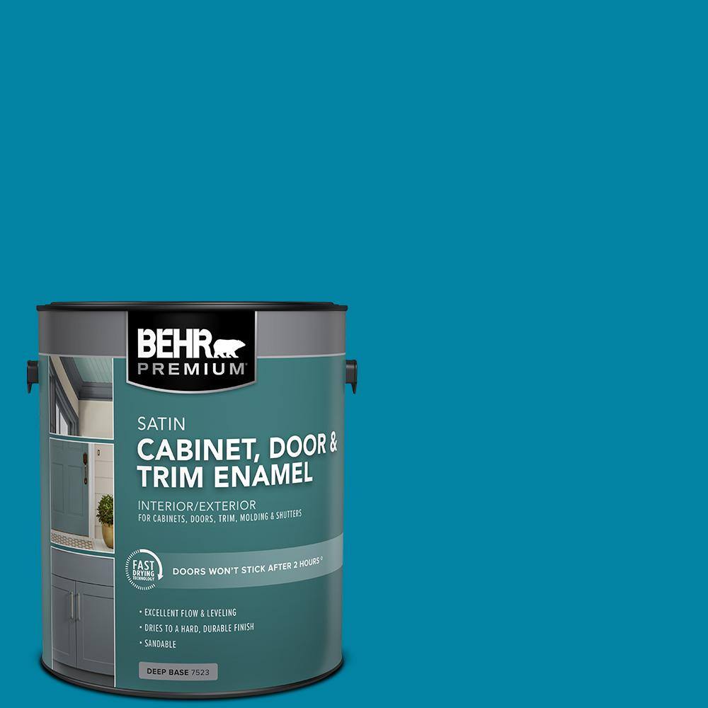 1 gal. #AE-45 Turbulent Sea Satin Enamel Interior/Exterior Cabinet, Door & Trim Paint price history on PriceWatchPro