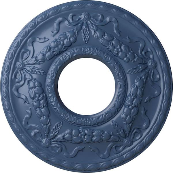 Ekena Millwork 1-3/4" x 22-1/8" x 22-1/8" Polyurethane Hurley Ceiling , Hand-Painted Americana