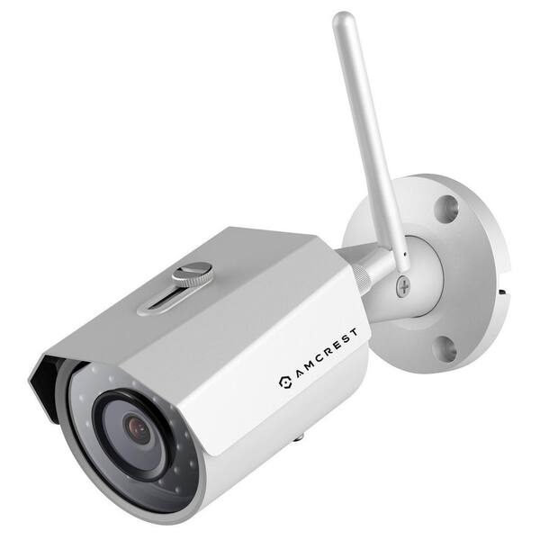 Amcrest HDSeries Outdoor 1.3MP (1280px960p) Wi-Fi Wireless IP Security Bullet Camera-IP67 Weatherproof, White