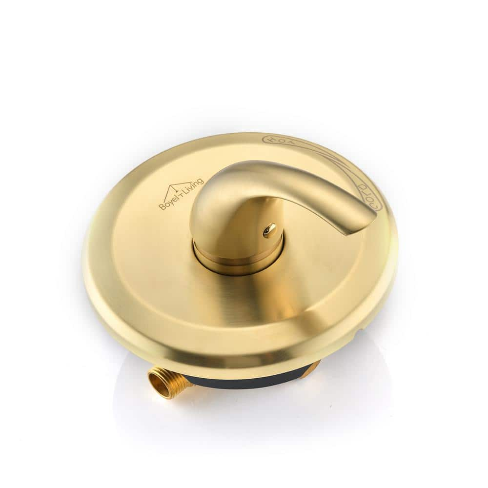 Single-Function Brushed Gold Shower Mixer Valves Wall Mount Brass ...