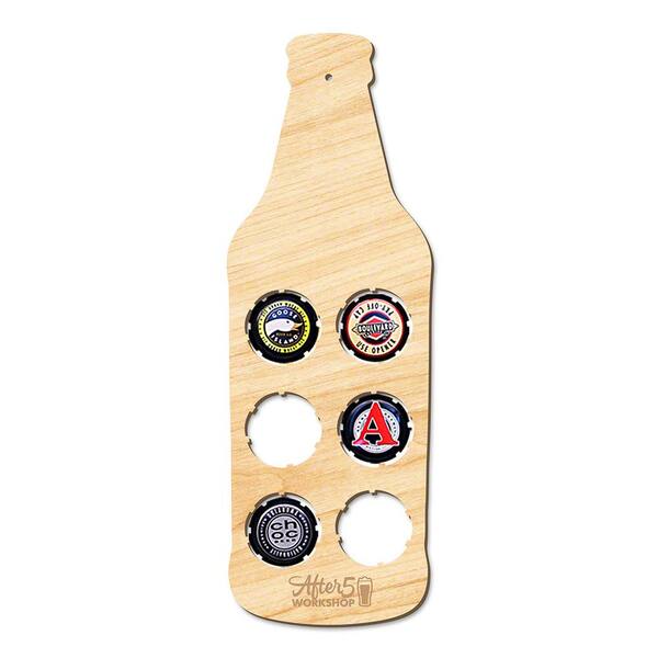 After 5 Workshop - "Bottle Beer Cap Holder" Small Wall Decor