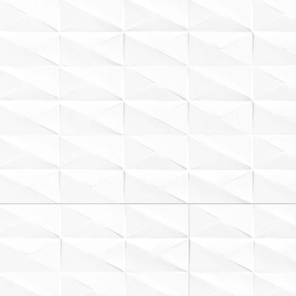 Cotton Fold Glossy White 13 in. x 39 in. Ceramic Wall Tile (17.98 sq. ft./Case) price history on PriceWatchPro