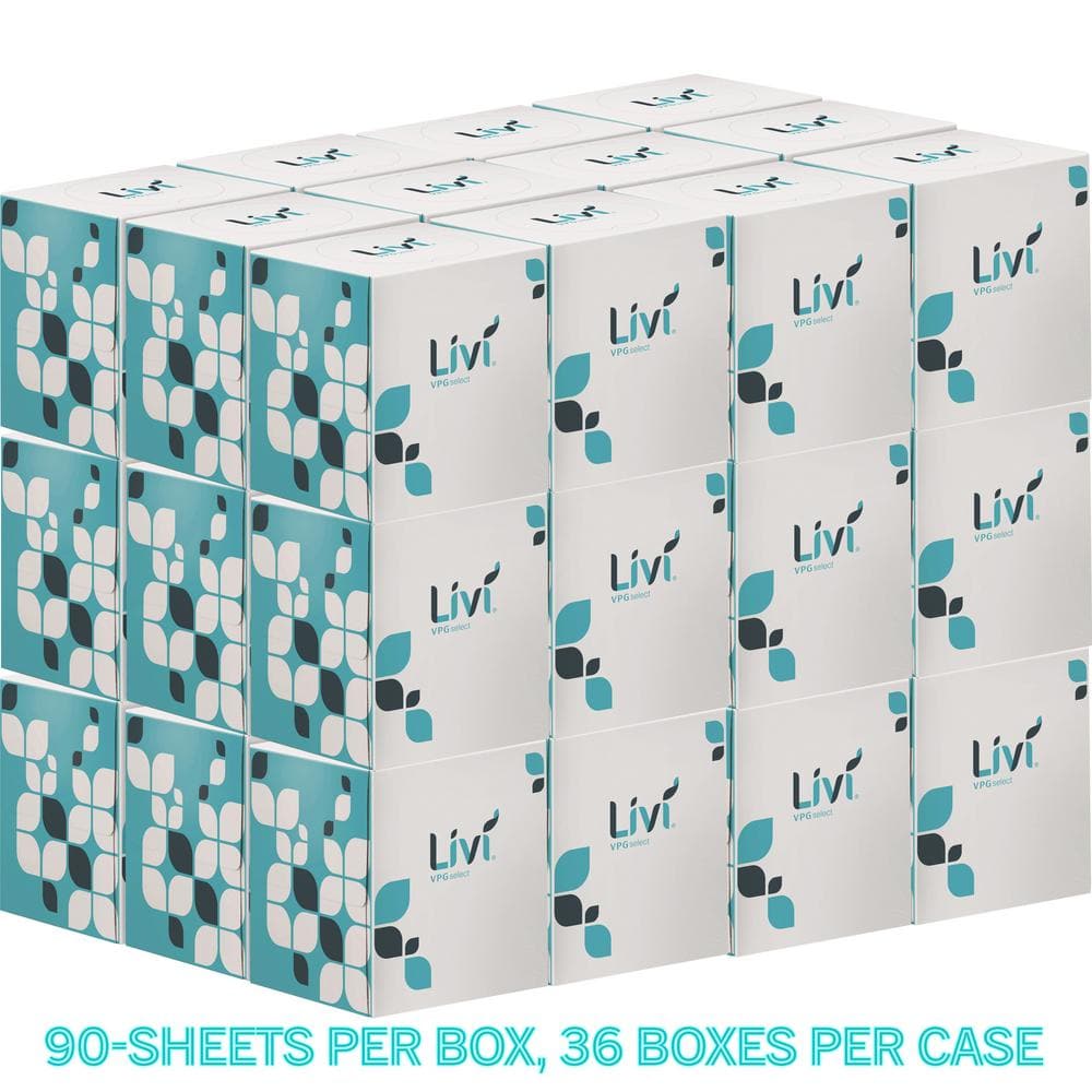 VPG Select Embossed 2-Ply Facial Tissue (90-Sheets per Cube Box, 36-Boxes per Case) price history on PriceWatchPro