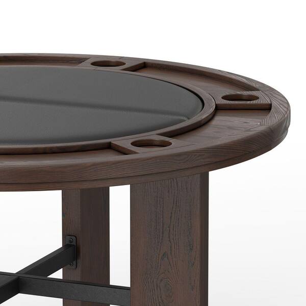 Quality Components Plus Georgio Modern Rustic Walnut Wood Top 48