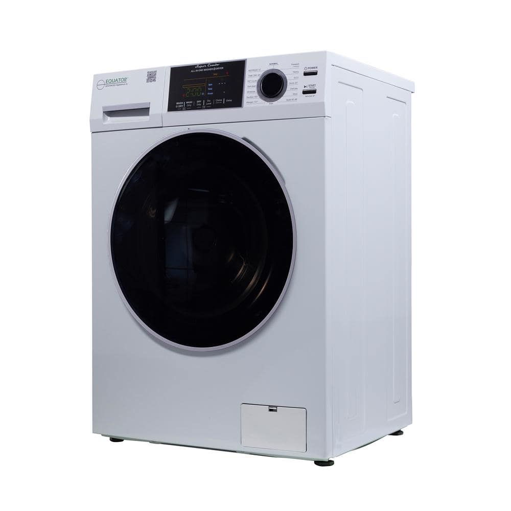 White 1.62cf Ventless All-in-One Washer Dryer with LED Control Panel