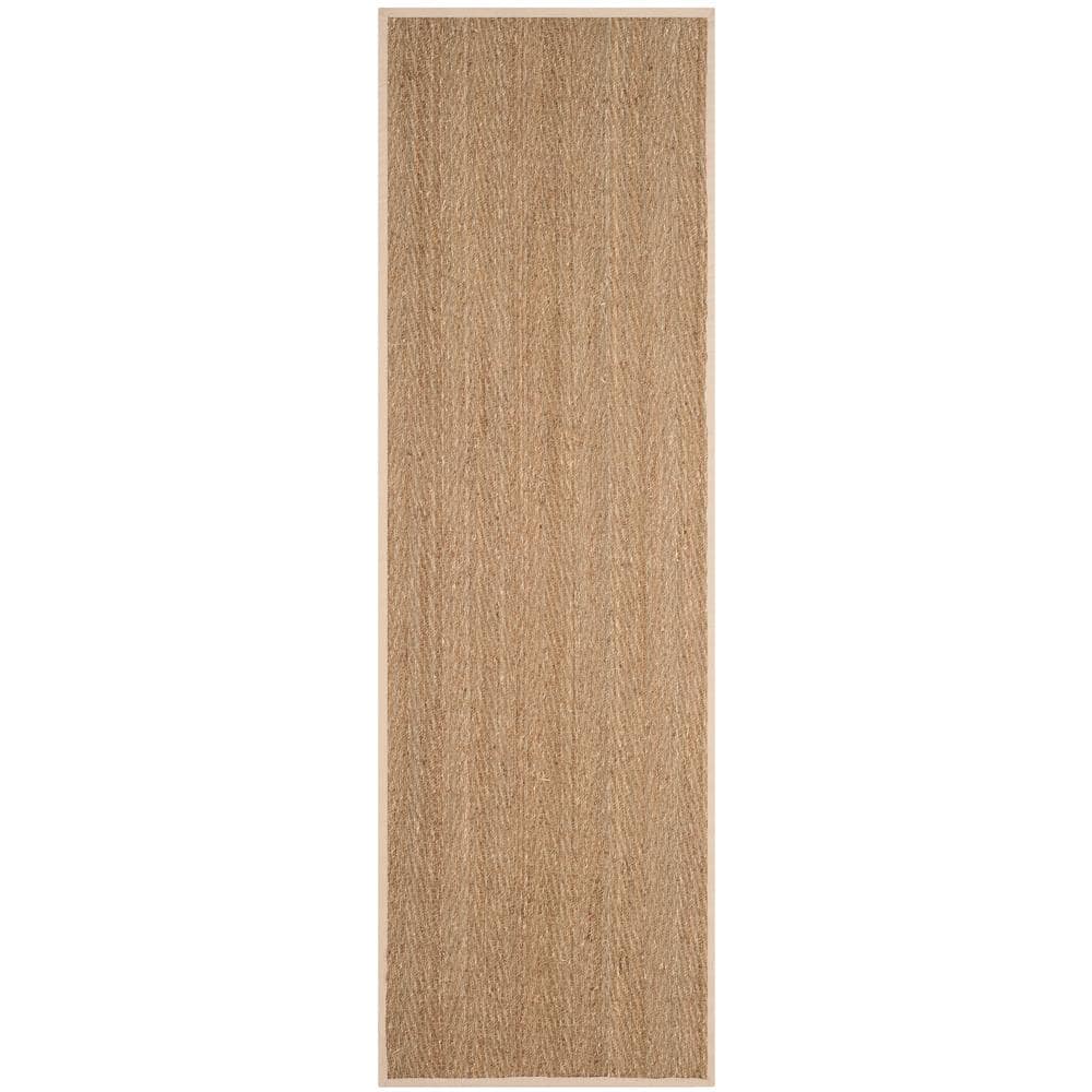 Natural Fiber Beige/Ivory 3 ft. x 6 ft. Woven Herringbone Runner Rug price history on PriceWatchPro