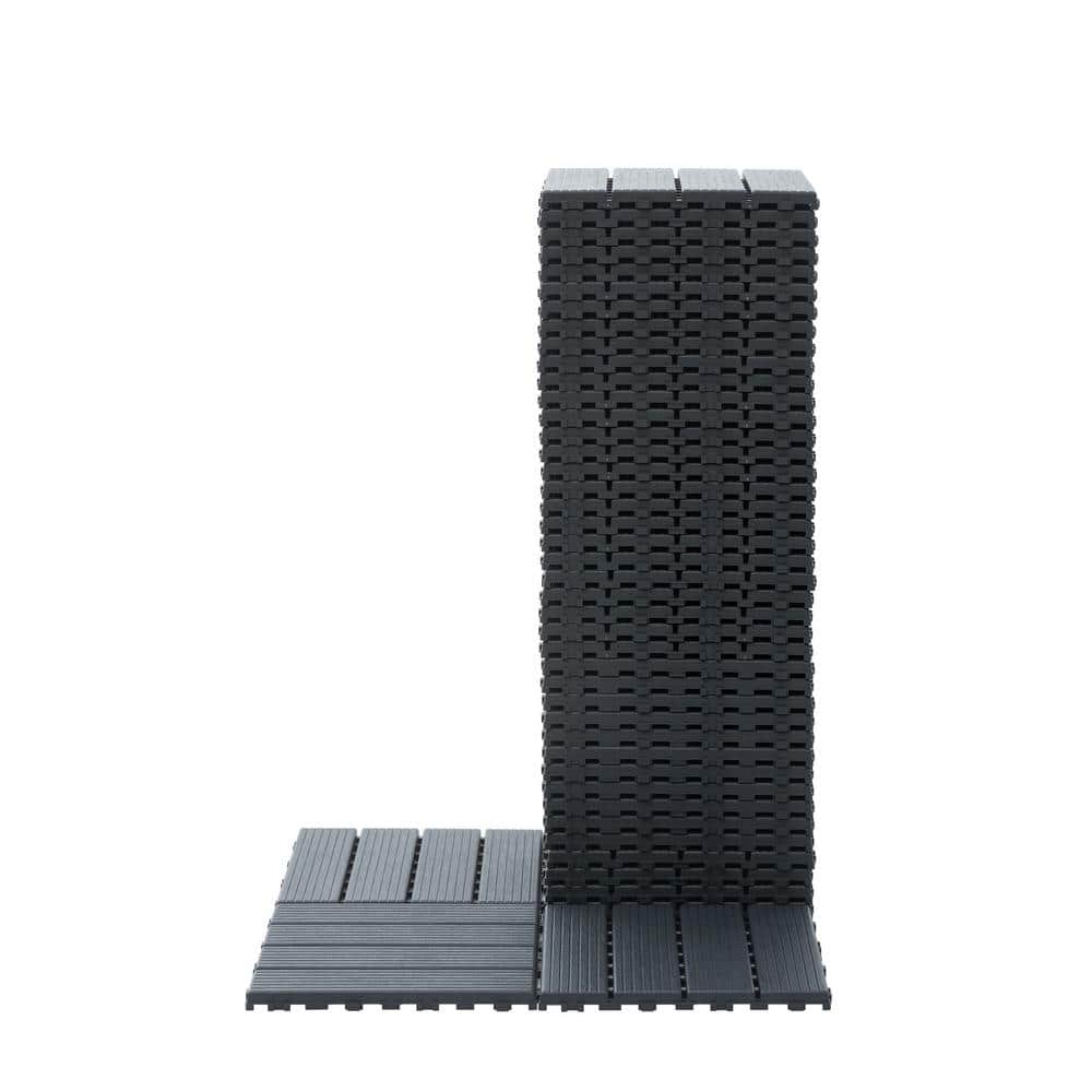 Outdoor 1 ft. x 1 ft. Composite Deck Tile in Gray (44 Per Box) price history on PriceWatchPro