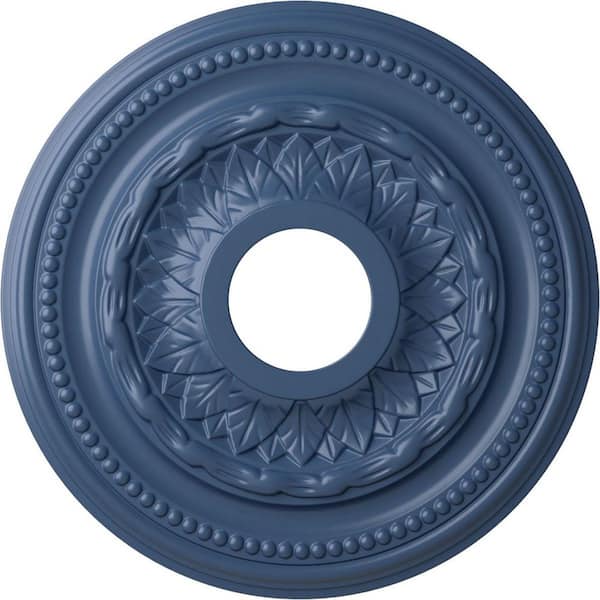Ekena Millwork 1" x 15-3/4" x 15-3/4" Polyurethane Galway Ceiling Medallion, Hand-Painted Americana