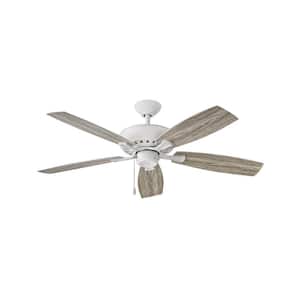 Highland Wet 52 in. Indoor/Outdoor Chalk White Ceiling Fan Pull Chain