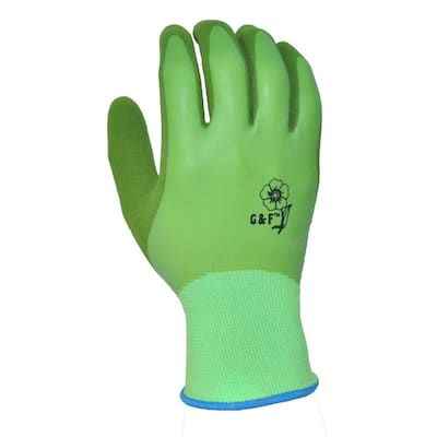 EndurancePro Waterproof Women's Medium Seamless Knit Garden Gloves with Double Microfoam Nitrile Coating