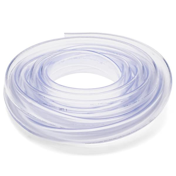 1-5/8 in. O. D. x 1-1/4 in. I. D. x 25 ft. PVC Clear Vinyl Tube