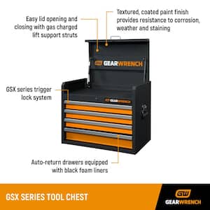 26 in. 4-Drawer GSX Series Tool Chest