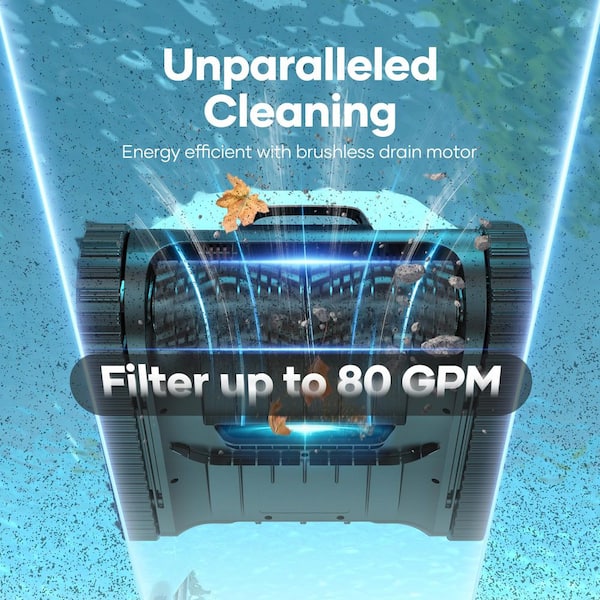 Robotic Pool Vacuum With Energy-Efficient Motor: Ultimate Cleaning Power
