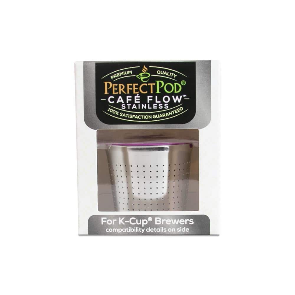 Cafe Flow Stainless Steel Reusable Coffee Filter Pod