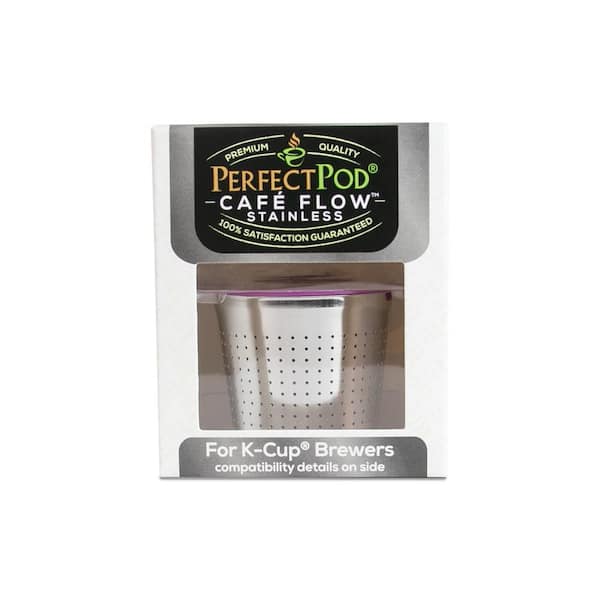 PERFECT POD Cafe Fill Stainless Steel Premium Reusable Single Serve Coffee  Filter Cup K11300 - The Home Depot