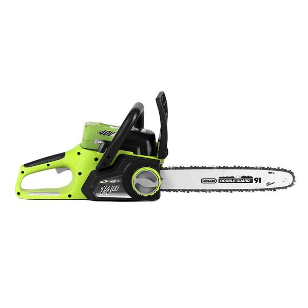 Earthwise 14 in. 40-Volt Electric Battery Chainsaw