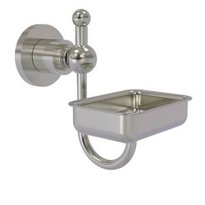 Astor Place Wall Mounted Soap Dish in Satin Nickel