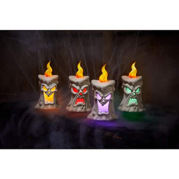 HALLOWEEN 2022 4タイプセット Home Accents Holiday 4-Pack Halloween Classics Color Changing LED
