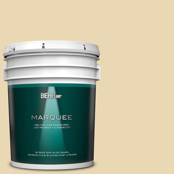 BEHR MARQUEE 5 gal. #330E-3 Sensible Hue Semi-Gloss Enamel Interior Paint & Primer