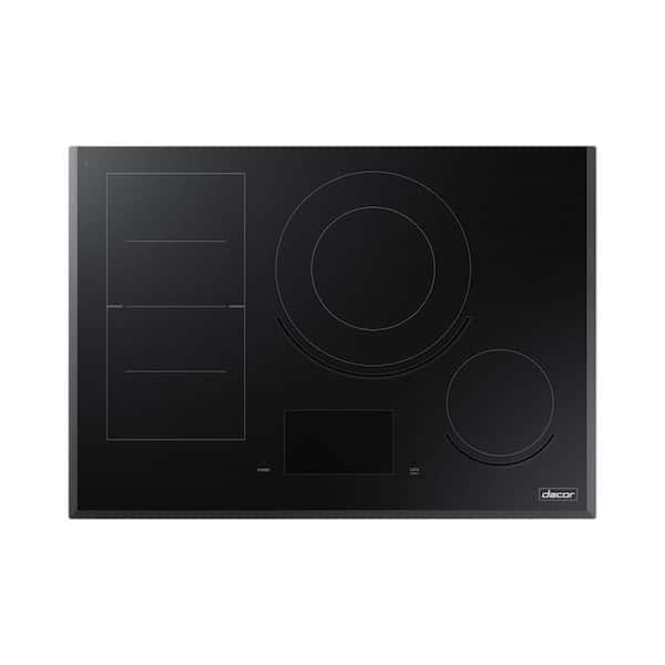 DACOR Modernist 30 in. Induction Electric Cooktop in Black Glass with 4 Elements