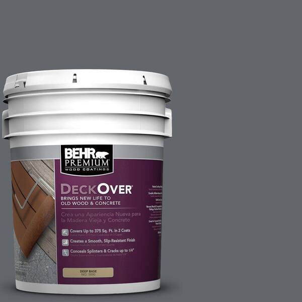 BEHR Premium DeckOver 5 gal. #PFC-65 Flat Top Solid Color Exterior Wood and Concrete Coating